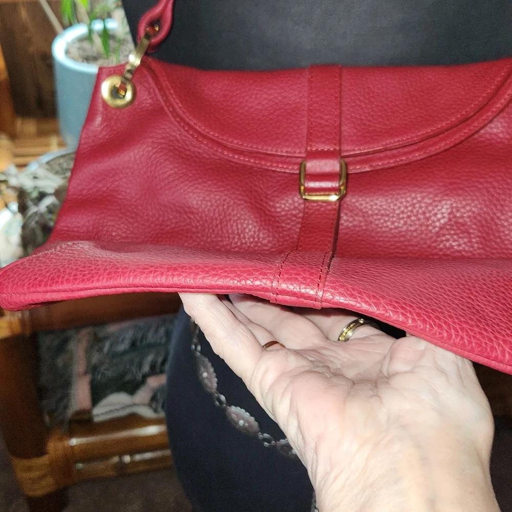 Barr+Barr Red Leather Bag - Picture 6 of 14